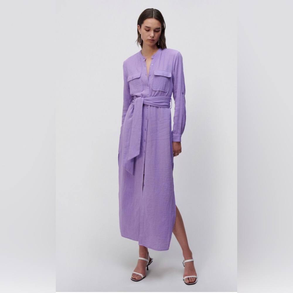 Simkhai purple cotton dress brand new with tags xs never worn